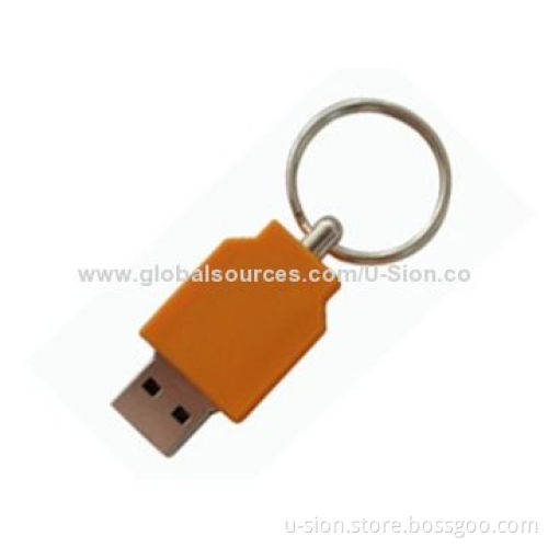 Rubber Mini USB Flash Drive with your Logo, Suitable for Promotion, OEM/ODM Welcomed